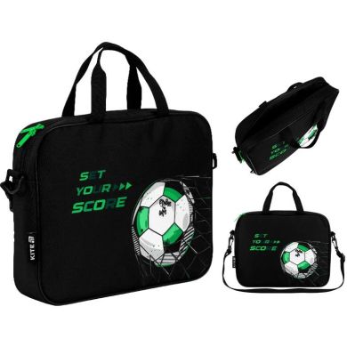 Шкільна текстильна сумка Kite A4, 1 від., 589 Football K26-589-2