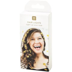 Світодіодні вогники у волосся серії Luxe Talking Tables LUXE-LIGHT-HAIR-WHT