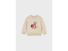 Жаккардовый свитер с малышом животных Mayoral 86 Бежевый 2354