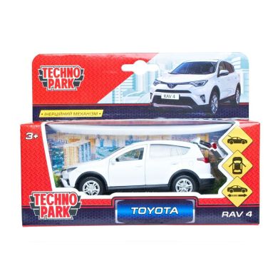 Автомодель Technopark Toyota Rav4 Белый 1:32 RAV4-WH
