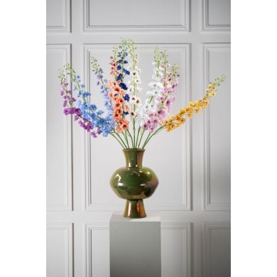 Дельфиниум, стебель, розовый, 127 см. Silk-ka 160161