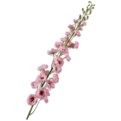 Дельфиниум, стебель, розовый, 127 см. Silk-ka 160161