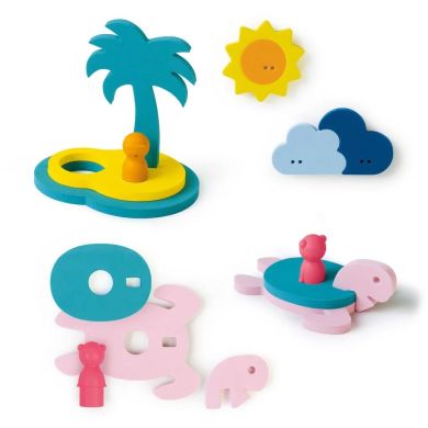 Іграшка для ванної Quut Пазл-головоломка Острів і черепаха 171942