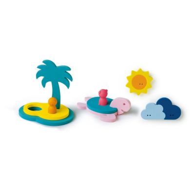 Іграшка для ванної Quut Пазл-головоломка Острів і черепаха 171942