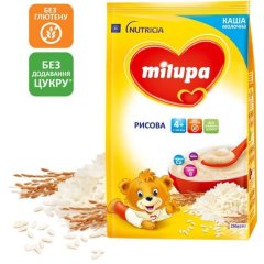 Каша молочна Milupa Рисова для дітей від 4-х місяців 5900852931178