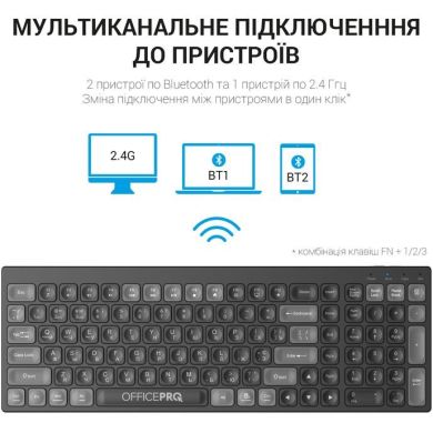 Клавиатура беспроводная OfficePro SK985B SK985B