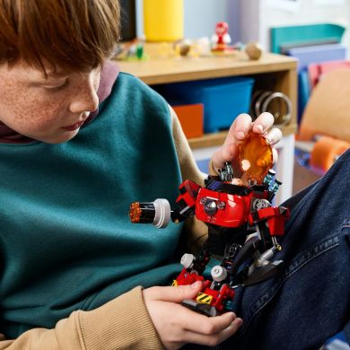 Конструктор Knuckles проти Dr. Eggman Egg Crusher Mech LEGO Sonic 77005