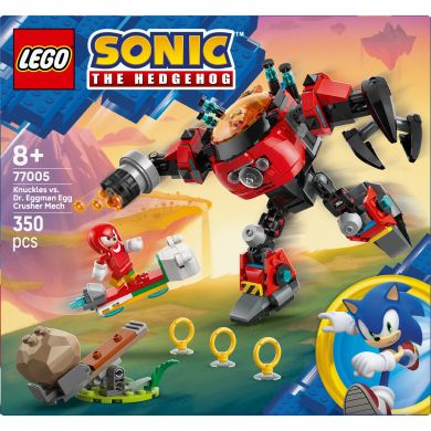 Конструктор Knuckles проти Dr. Eggman Egg Crusher Mech LEGO Sonic 77005