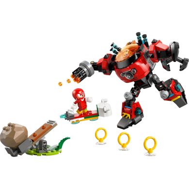 Конструктор Knuckles проти Dr. Eggman Egg Crusher Mech LEGO Sonic 77005