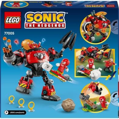 Конструктор Knuckles проти Dr. Eggman Egg Crusher Mech LEGO Sonic 77005