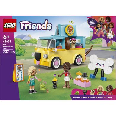 Конструктор LEGO Friends Фургон с аксессуарами для любимцев 42678