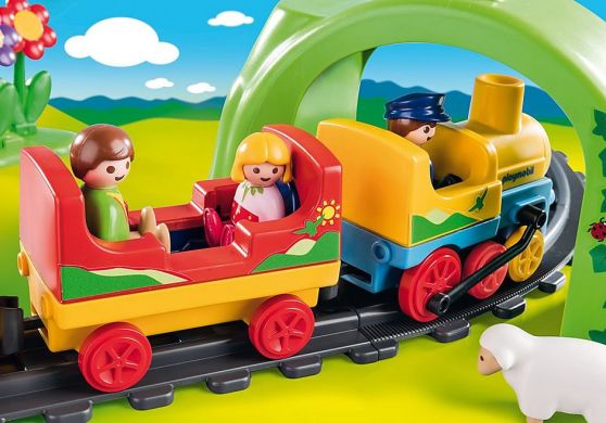 Конструктор Playmobil Веселый паровозик для малышей My First Railway 70179