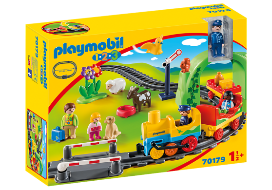 Конструктор Playmobil Веселый паровозик для малышей My First Railway 70179