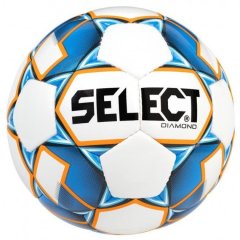 М'яч Select Diamond футбольний New №4 White-Blue IMS №4