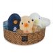 Мягкая игрушка DouDou Цыплята в гнезде 1 шт  в ассортименте 15 см HO3199
