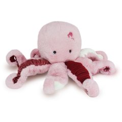 Мягкая игрушка DouDou Розовый осьминог Коллекция Морские сокровища30 см HO3037