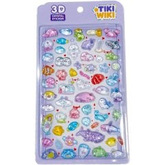 Набір 3D-наліпок TIKI WIKI серії Crystal &ndash; ТІКІ МОРЕ 51423