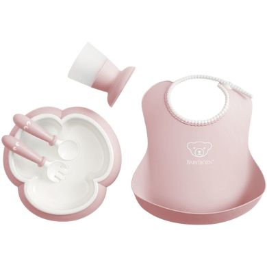 Набір дитячого посуду Baby Bjorn Рожевий 070064, Рожевий