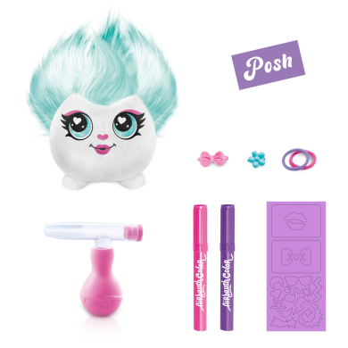 Набор DIY AIRBRUSH PLUSH Hair'iffic Сделай прическу Пош AIR038/3