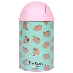Настольный мусорный контейнер Yes Pusheen металлический, 10*18см 708571