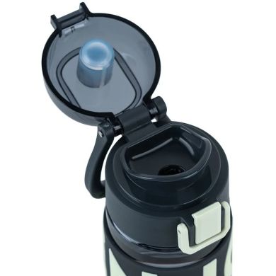 Пляшечка для води, 550 мл, сіра K25-1232-1, Сірий