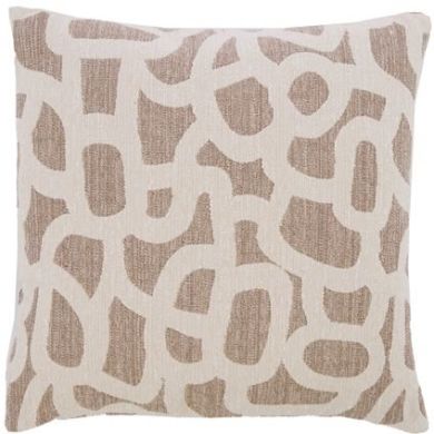 Подушка 45x45 см ALPENA сіро-коричнево-бежева з пір'яним напов. Light&Living 6888527