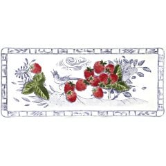 Прямоугольный поднос OISEAU BLEU FRUITS 38 см x 14.5 см GIEN 1292CPCA01