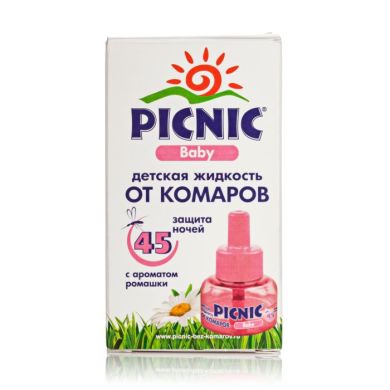 Жидкость для фумигатора Picnic Baby от комаров 45 ночей 30 мл 20695