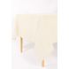 Скатертина кухонна MYRNA 145x250см,100%бавовна, ivory Tiseco 9610IVORY