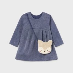 Платье с детской сумкой Mayoral 74 Индиго 2915