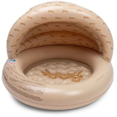Басейн 100 см 60 л навіс Коричневий Леопард Animal - надувне дно Swim Essentials 2024SE1020