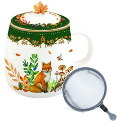 Чайник из фарфора 450 мл в коробке FOREST DREAM POZZI MILANO 1197FOD