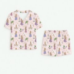 Детская пижама с коротким рукавом и шортами My Little Pie Aurora 104-110 PJ023