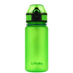 Дитяча пляшка для води 350 мл салатова LittleBig 3020, Салатовий