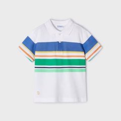 Футболка-поло для мальчика короткий рукав 5D, р.98 Зеленый Mayoral 3104