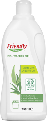 Органический гель для мытья посуды в посудомоечной машине Friendly Organic 750 мл эвкалипт FR1857 8680088181857