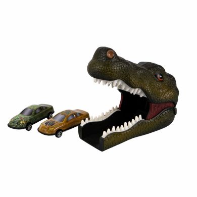 Игрушка Голова аллигатора с катапультой для машин KZ958-404G