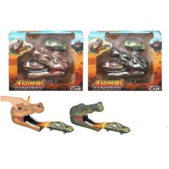 Игрушка Голова аллигатора с катапультой для машин KZ958-404G