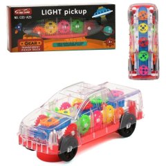 Іграшка машинка 2 кольори мікс, світло, звук, рух, у короб.18*7,7*7,5см Shantou 035-A25
