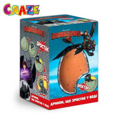 Игрушка растущая Craze Mega Eggs DreamWorks Dragons в яйце сюрприз 13328