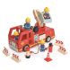 Игрушка из дерева Пожарная машина Tender Leaf Toys TL8367, Разноцветный