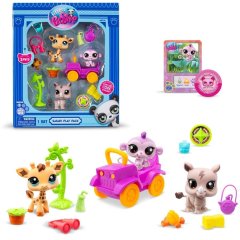 Игровой набор LITTLEST PET SHOP САФАРИ (3 фигурки, аксессуар.) 524