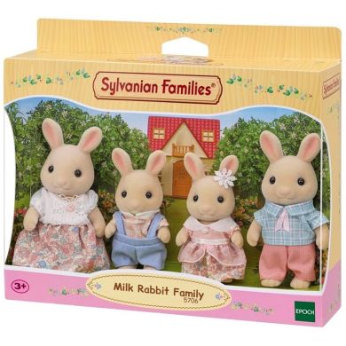 Игровой набор Sylvanian Families Семья Молочных Кроликов обновлена 5706