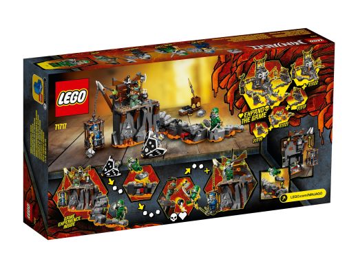 Конструктор LEGO Ninjago Подорож в Підземелля черепа 401 деталь 71717