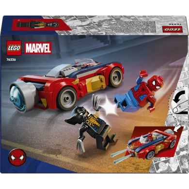 Конструктор LEGO Super Heroes Marvel Автомобиль Человека-паука vs. Отравленный Росомаха 76336