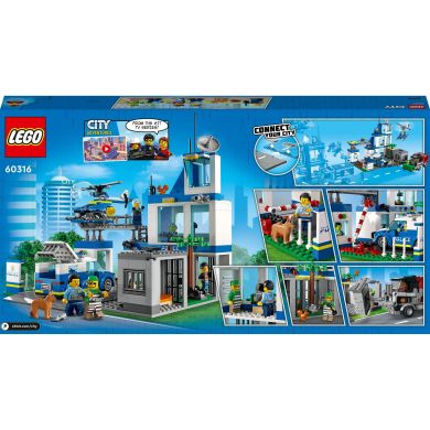 Конструктор Поліцейська дільниця LEGO City 60316