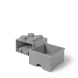 Выдвижной контейнер Х4 серый Lego 40051740