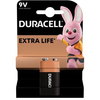 Лужні батарейки Duracell 9V 6LR61 1 шт. в упаковці 5006014 5000394066267