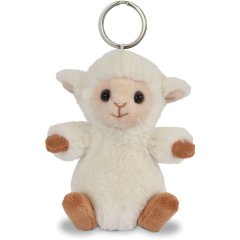 Мягкая игрушка-брелок Ягненок белый, 12см DouDou HO3296