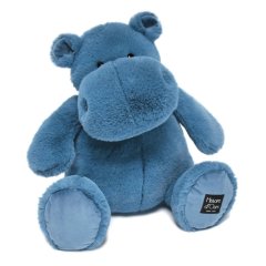 М'яка іграшка DouDou Бегемот синій 40 см, HO3110